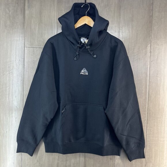 Nike ACG Therma-Fit Oversized Pullover Hoodie Black Adult Size Small DH3087-013 - Picture 1 of 10